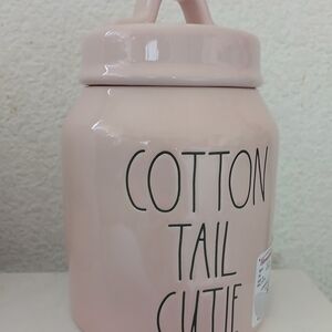 Pink Ceramic Storage Jar